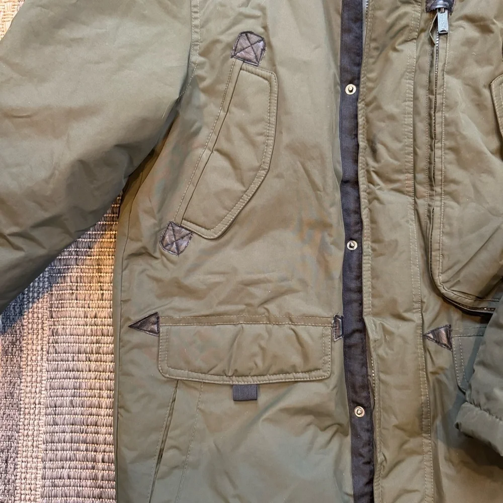 Ben Sherman Dark Green Hooded Field Coat